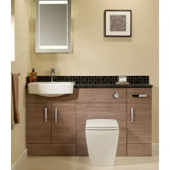 Tavistock Courier 600mm Semi-Countertop Unit & Basin - Montana Gloss