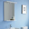 Cove White Illuminated Mirror (550mm Wide)