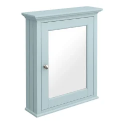Alternative view of Old London Traditional Mirror Cabinet (650mm Wide - Duck Egg Blue)
