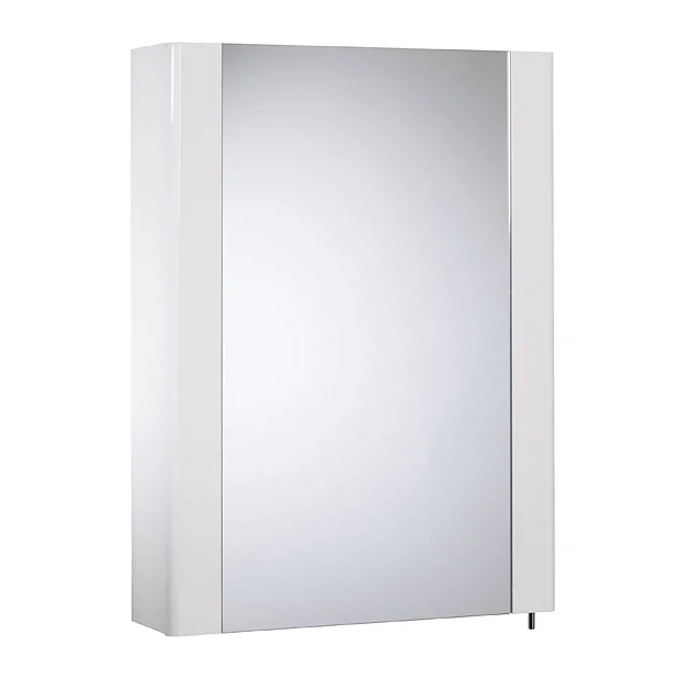 Tavistock Detail Single Door Mirror Cabinet - Gloss White 1 Tavistock Detail Single Door Mirror Cabinet - Gloss White