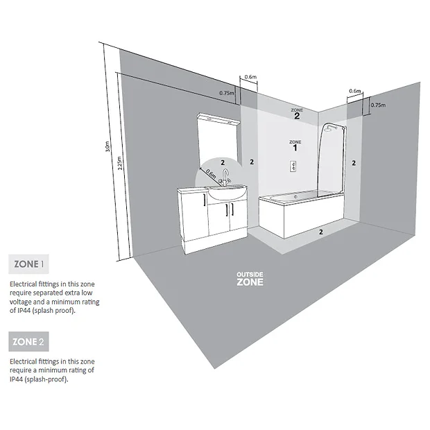 Tavistock Sleek Double Door Cabinet With LED Lighting 3 Tavistock Sleek Double Door Cabinet With LED Lighting - Image 3
