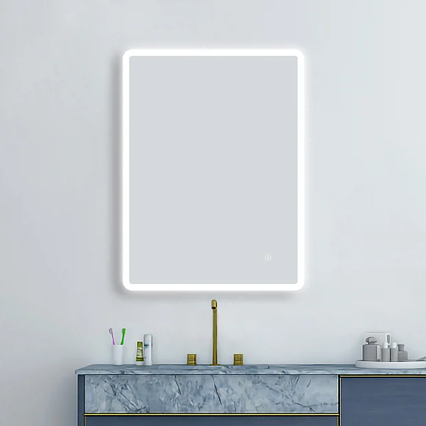 Cruze Bathroom Cruze 600x800mm LED Universal Mirror Inc. Touch Sensor + Anti-Fog 5 Cruze Bathroom Cruze 600x800mm LED Universal Mirror Inc. Touch Sensor + Anti-Fog - Image 5