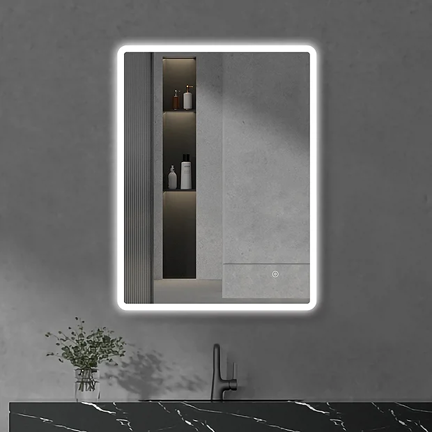 Cruze Bathroom Cruze 600x800mm LED Universal Mirror Inc. Touch Sensor + Anti-Fog 2 Cruze Bathroom Cruze 600x800mm LED Universal Mirror Inc. Touch Sensor + Anti-Fog - Image 2