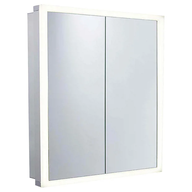 Roper Rhodes Contrast Double Door Illuminated Mirror Cabinet 2 Roper Rhodes Contrast Double Door Illuminated Mirror Cabinet - Image 2