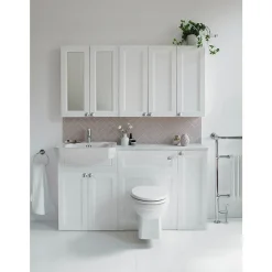 Urlington Bathroom Burlington 30 Single Door Base Unit - Classic Grey