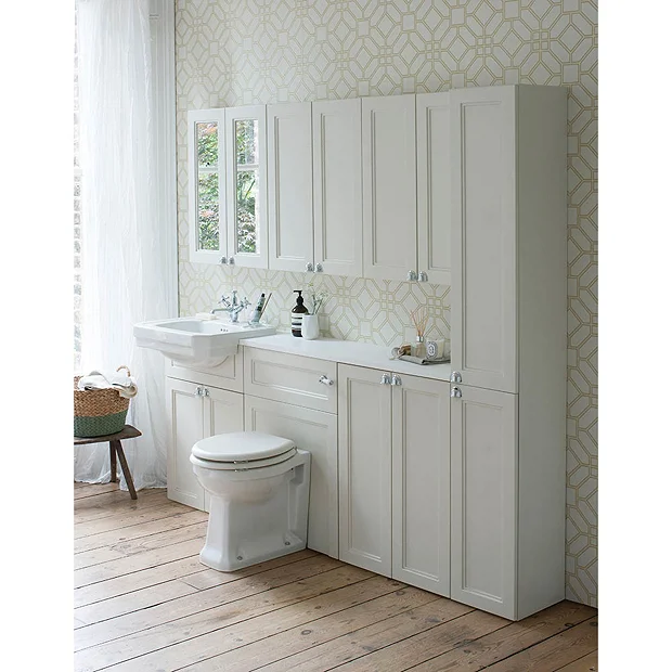 Urlington Bathroom Burlington 60 2-Door Mirror Cabinet - Classic Grey 1 Urlington Bathroom Burlington 60 2-Door Mirror Cabinet - Classic Grey