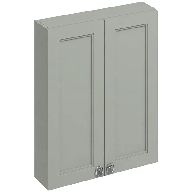 Urlington Bathroom Burlington 60 2-Door Wall Unit - Dark Olive 2 Urlington Bathroom Burlington 60 2-Door Wall Unit - Dark Olive - Image 2