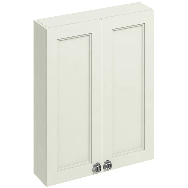 Urlington Bathroom Burlington 60 2-Door Wall Unit - Sand 2 Urlington Bathroom Burlington 60 2-Door Wall Unit - Sand - Image 2