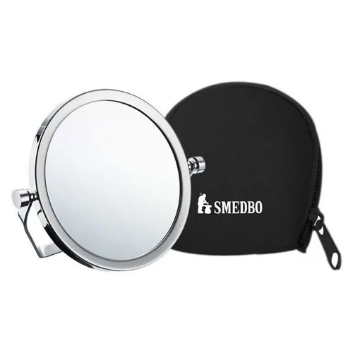 Smedbo Outline Travel Shaving/Make Up Mirror - Polished Chrome 1 Smedbo Outline Travel Shaving/Make Up Mirror - Polished Chrome