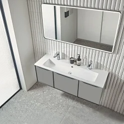 Roper Rhodes Frame 1200mm LED Illuminated Rectangular Mirror - Grey