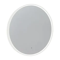 Alternative view of Roper Rhodes Frame 600mm LED Illuminated Round Mirror - Gloss White