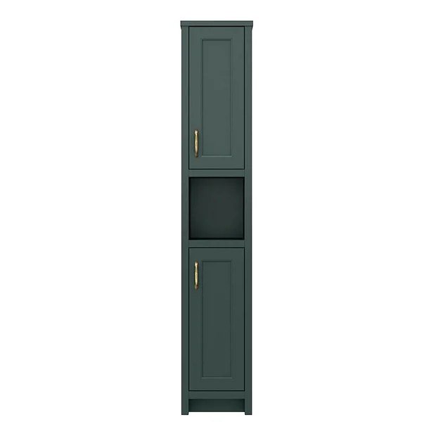 Chatsworth Traditional Green Tall Cabinet 4 Chatsworth Traditional Green Tall Cabinet - Image 4