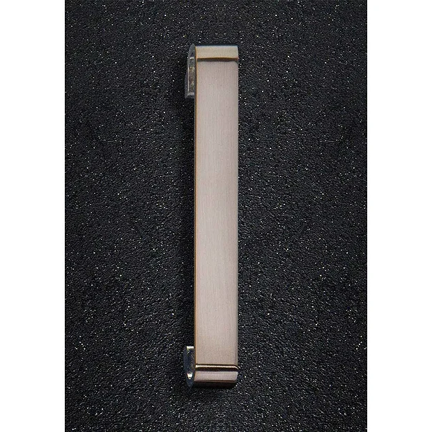 1 X Hudson Reed Double G Brushed Nickel Furniture Handle (202 X 32mm) 1 1 X Hudson Reed Double G Brushed Nickel Furniture Handle (202 X 32mm)