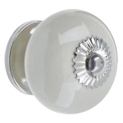 Heritage Bathroom Heritage Ceramic Door Knob Cream