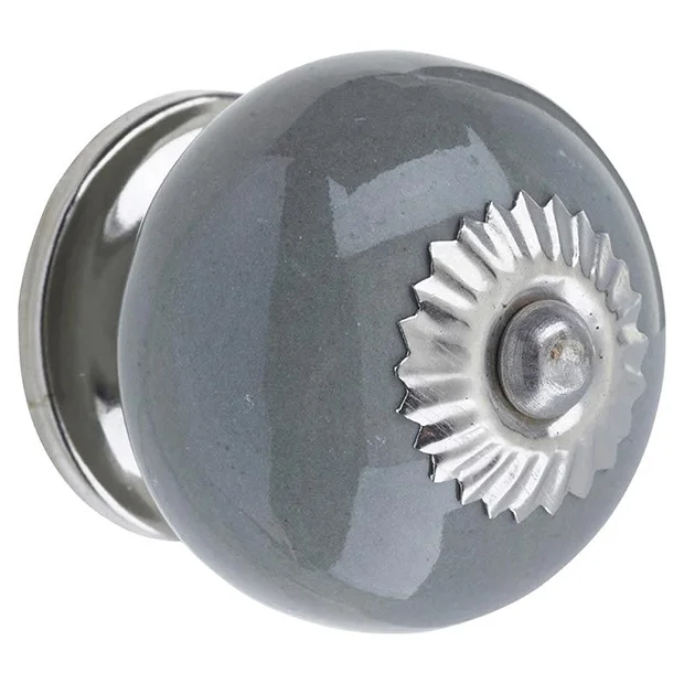Heritage Bathroom Heritage Ceramic Door Knob Grey 1 Heritage Bathroom Heritage Ceramic Door Knob Grey