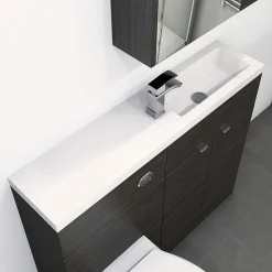 Hudson Reed 1100 X 255mm Slimline Polymarble Basin 1TH 5 Hudson Reed 1100 X 255mm Slimline Polymarble Basin 1TH -Default Template 3 hudsonreed1100x255mmslimlinepolymarblebasin1th d1