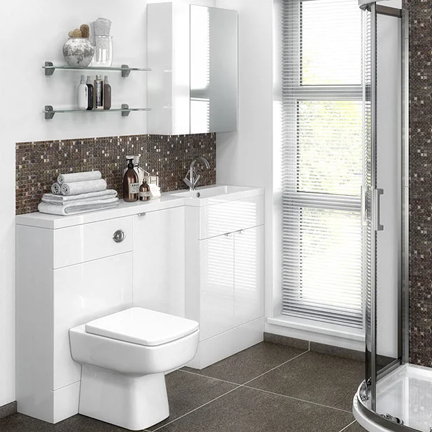 Hudson Reed 300x355mm Gloss White Full Depth Base Unit 1 Hudson Reed 300x355mm Gloss White Full Depth Base Unit