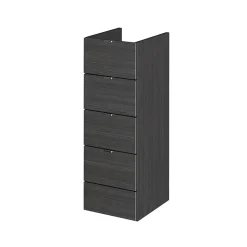 Alternative view of Hudson Reed 300x355mm Black Full Depth 4 Drawer Unit