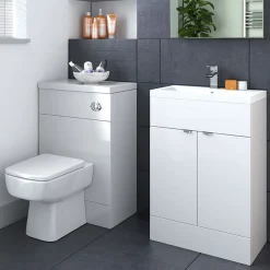 Hudson Reed 500x355mm Gloss White Full Depth WC Unit -Default Template 3 hudsonreed500x355mmglosswhitefulldepthwcunitd1