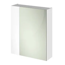 Hudson Reed 600mm White Gloss 75/25 Mirror Unit