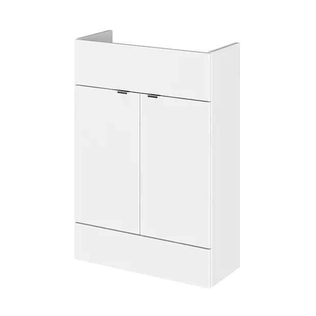 Hudson Reed 600x255mm Gloss White Compact Vanity Unit 2 Hudson Reed 600x255mm Gloss White Compact Vanity Unit - Image 2