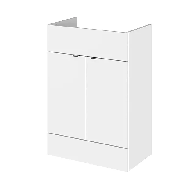 Hudson Reed 600x355mm Gloss White Full Depth Vanity Unit 2 Hudson Reed 600x355mm Gloss White Full Depth Vanity Unit - Image 2
