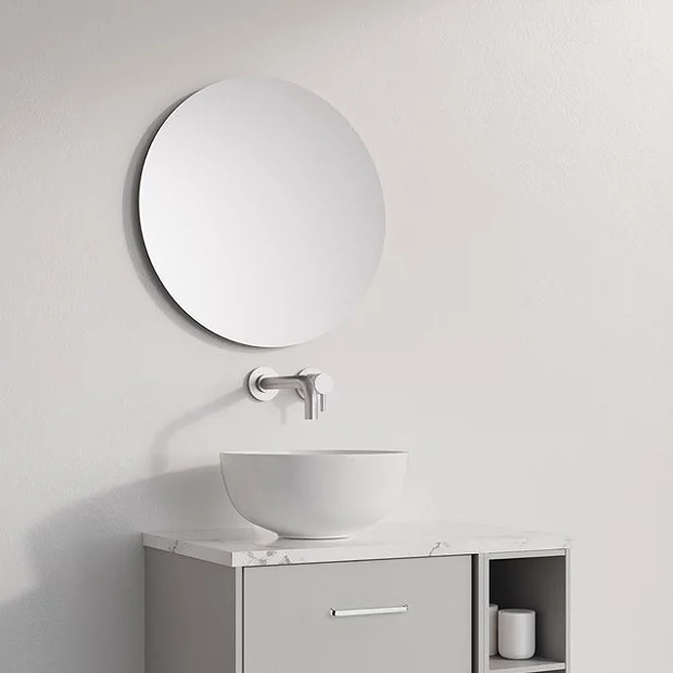 Crosswater Infinity 500mm Round Non-Lit Mirror 4 Crosswater Infinity 500mm Round Non-Lit Mirror - Image 4