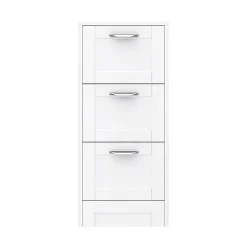 Keswick White 350mm Traditional 3 Drawer Storage Unit 5 Keswick White 350mm Traditional 3 Drawer Storage Unit -Default Template 3 keswht3d d1
