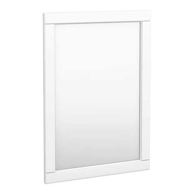 Keswick White 500 X 700mm Traditional Wall Hung Framed Mirror 1 Keswick White 500 X 700mm Traditional Wall Hung Framed Mirror