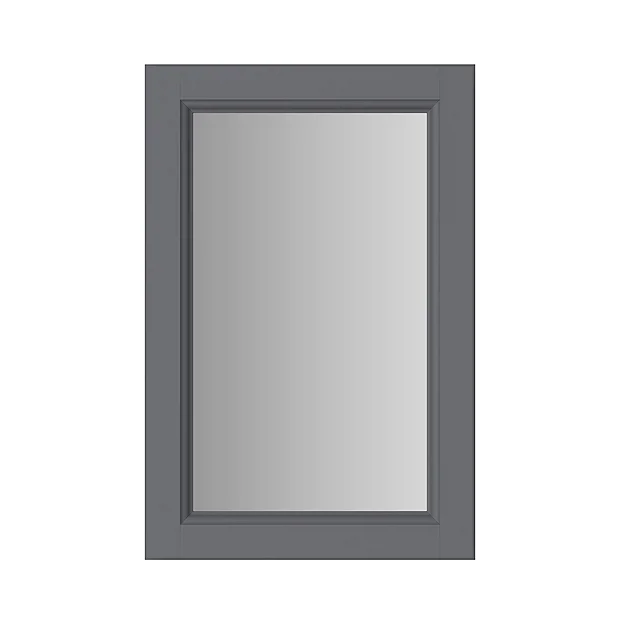 Heritage Bathroom Heritage Caversham 400mm Framed Mirror - Graphite 1 Heritage Bathroom Heritage Caversham 400mm Framed Mirror - Graphite