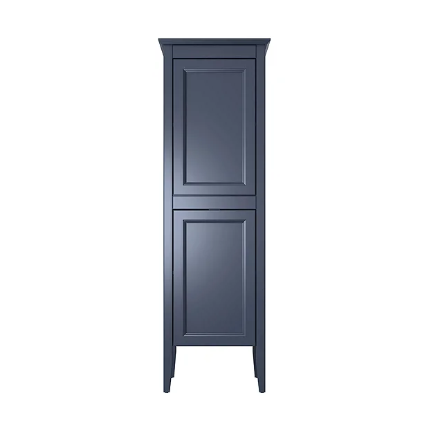 Heritage Bathroom Heritage Caversham Freestanding Tall Boy - Maritime Blue 2 Heritage Bathroom Heritage Caversham Freestanding Tall Boy - Maritime Blue - Image 2