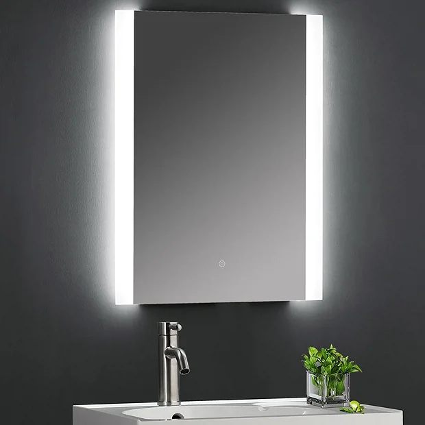 Hudson Reed Glamour LED Touch Sensor Mirror With Demister Pad 2 Hudson Reed Glamour LED Touch Sensor Mirror With Demister Pad - Image 2