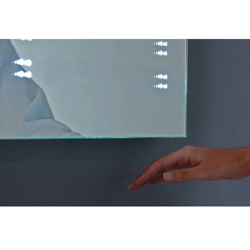 Hudson Reed Lucid LED Sensor Mirror With De-Mist Pad 1 Hudson Reed Lucid LED Sensor Mirror With De-Mist Pad