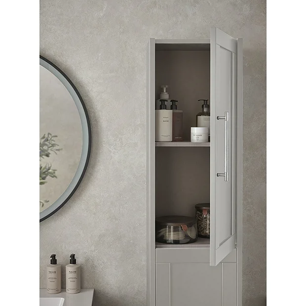 Heritage Bathroom Heritage Lynton 350mm Wall Hung Tall Cabinet - Classic Green 1 Heritage Bathroom Heritage Lynton 350mm Wall Hung Tall Cabinet - Classic Green