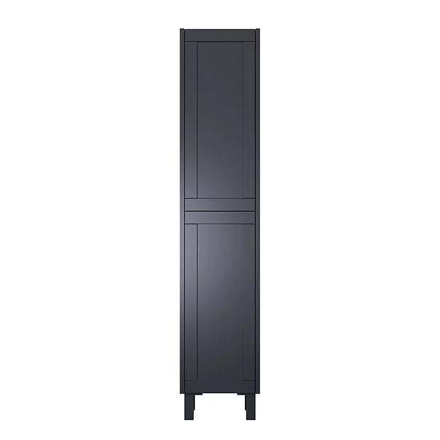 Heritage Bathroom Heritage Lynton 350mm Freestanding Tall Cabinet - Midnight Blue 2 Heritage Bathroom Heritage Lynton 350mm Freestanding Tall Cabinet - Midnight Blue - Image 2