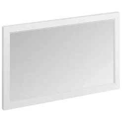 Urlington Bathroom Burlington Framed 120 Mirror - Matt White