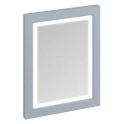 Urlington Bathroom Burlington Framed 60 Mirror With LED Illumination - Classic Grey