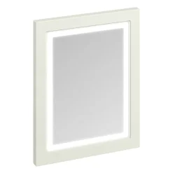 Urlington Bathroom Burlington Framed 60 Mirror With LED Illumination - Sand