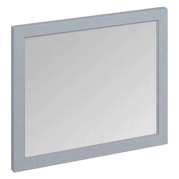 Urlington Bathroom Burlington Framed 90 Mirror - Classic Grey 1 Urlington Bathroom Burlington Framed 90 Mirror - Classic Grey