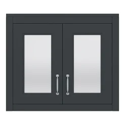 Chatsworth 690mm Graphite 2-Door Mirror Cabinet -Default Template 3 mcabblk n d2