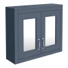 Chatsworth 690mm Blue 2-Door Mirror Cabinet