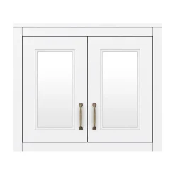 Chatsworth 690mm White 2-Door Mirror Cabinet -Default Template 3 mcabwht d4