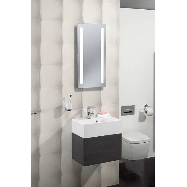 Crosswater - Elite 50 LED Back Lit Mirror With Demister Pad 1 Crosswater - Elite 50 LED Back Lit Mirror With Demister Pad