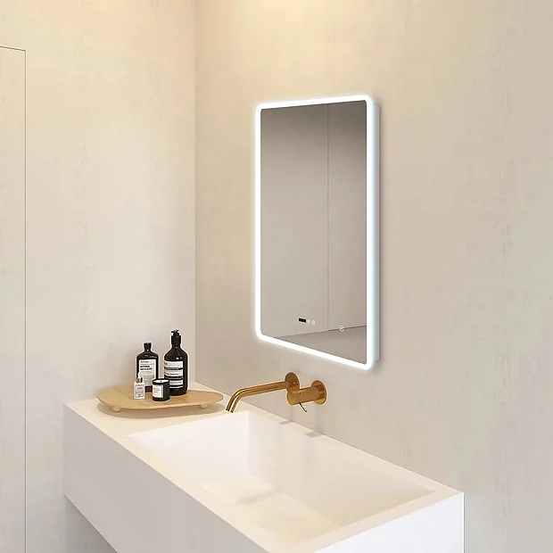 Toreno 700 X 500mm Portrait LED Illuminated Bluetooth Mirror Incl. Touch Sensor 6 Toreno 700 X 500mm Portrait LED Illuminated Bluetooth Mirror Incl. Touch Sensor - Image 6