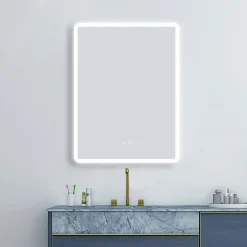 Toreno 800 X 600mm LED Illuminated Bluetooth Mirror Inc. Touch Sensor + Anti-Fog -Default Template 3 mir012 d3