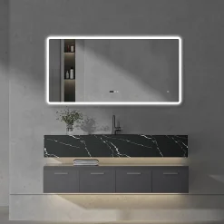 Alternative view of Toreno 1200 X 600mm Bluetooth LED Illuminated Mirror Inc. Anti-Fog, Shaver Socket & Touch Sensor