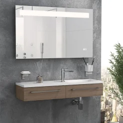 Toreno 1000 X 600mm Landscape LED Back-lit Bluetooth Mirror With Touch Sensor -Default Template 3 mir026d2
