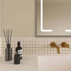 Toreno 500x700mm LED Illuminated Mirror Inc. Touch Sensor