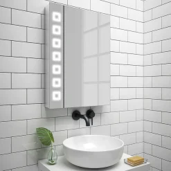 Alternative view of Toreno 500x700mm LED Illuminated Mirror Cabinet Inc. Motion Sensor