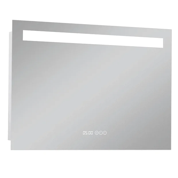 Toreno 800x600mm LED Illuminated Mirror Incl. Anti-Fog, Digital Clock & Touch Sensor 2 Toreno 800x600mm LED Illuminated Mirror Incl. Anti-Fog, Digital Clock & Touch Sensor - Image 2
